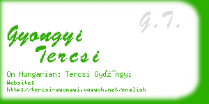 gyongyi tercsi business card